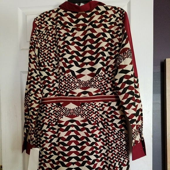 Silk button down dress - Picture 2 of 4